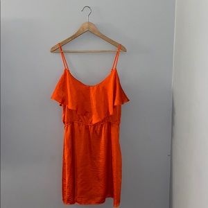 Orange cocktail dress!